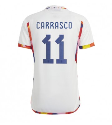 Belgia Yannick Carrasco #11 Koszulka Wyjazdowych MŚ 2022 Krótki Rękaw